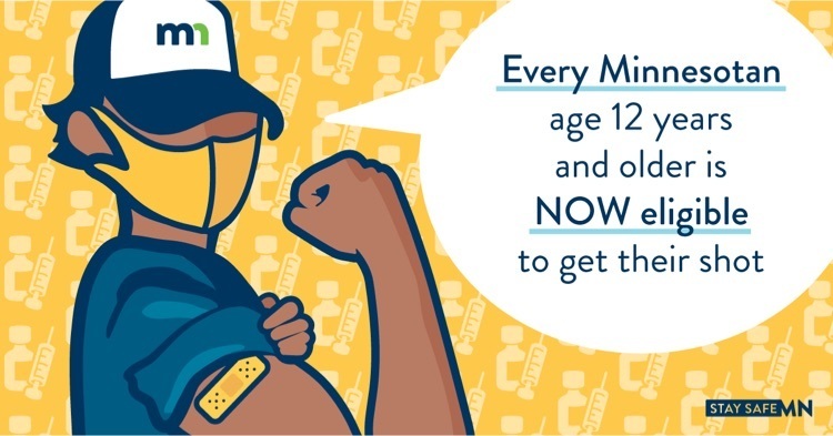 vaccines available for 12 and older