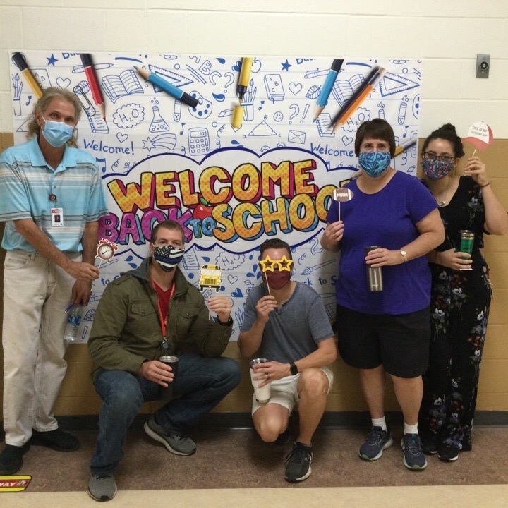 t of welcome back selfie backdrop