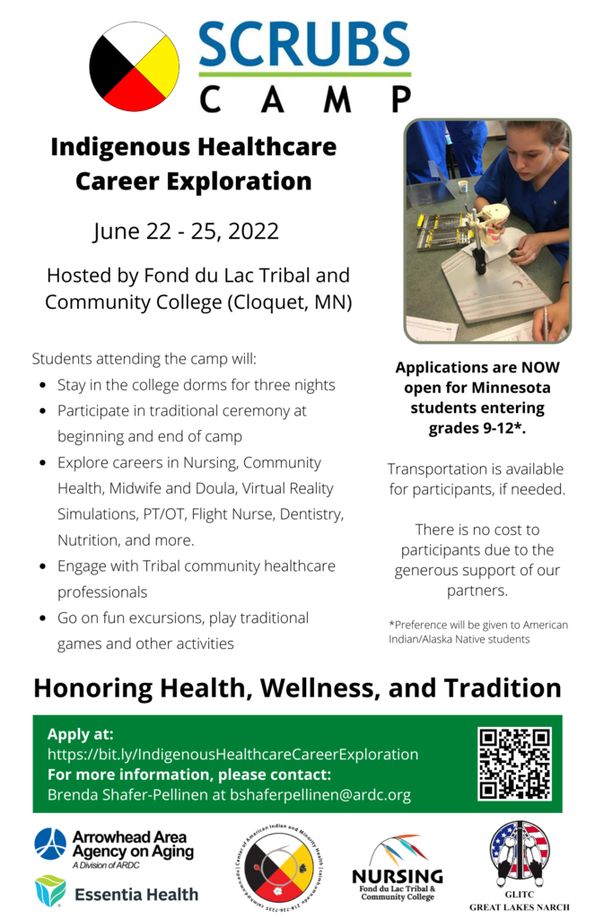 Indigenous Healthcare Career Exploration June 22-25